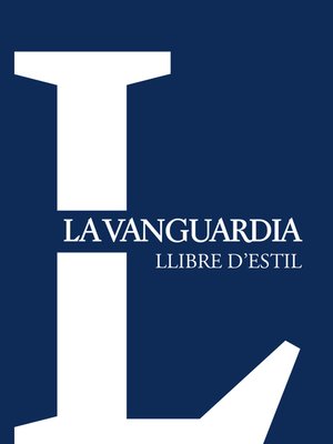cover image of Llibre d'estil 'La Vanguardia'